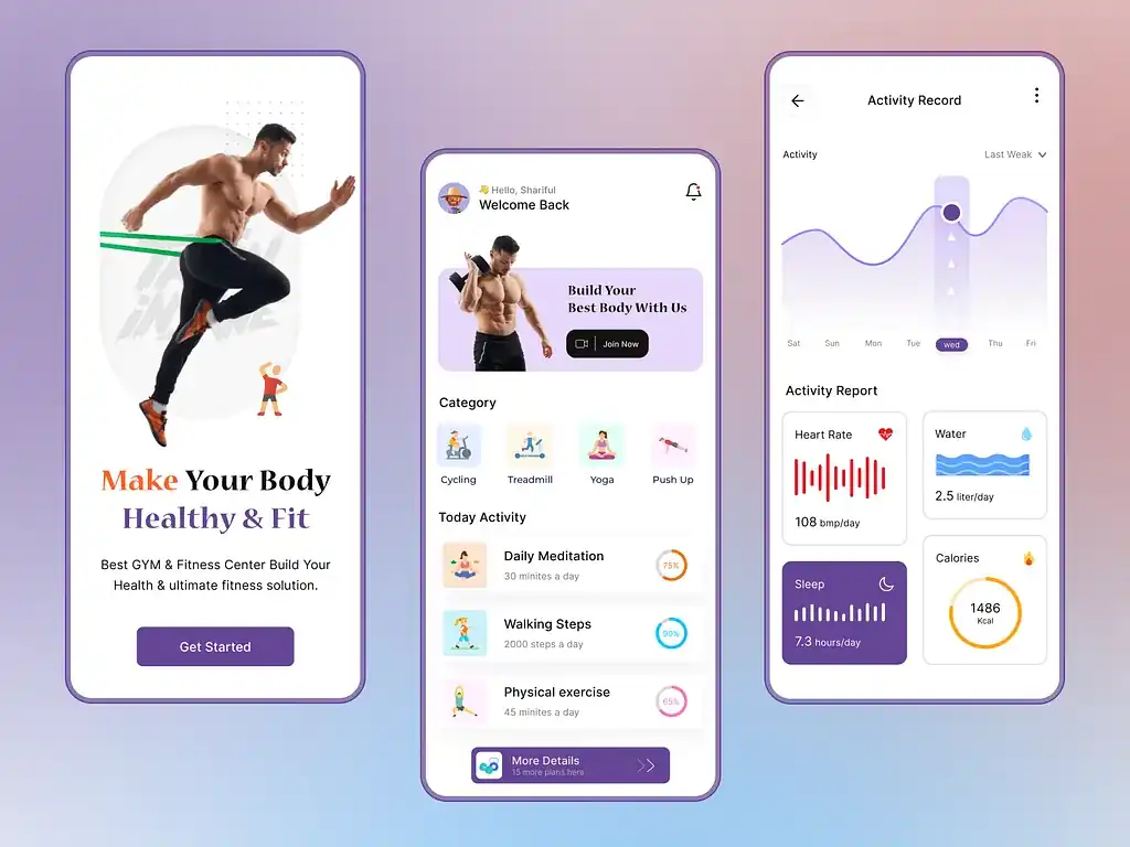 Fitness App UI