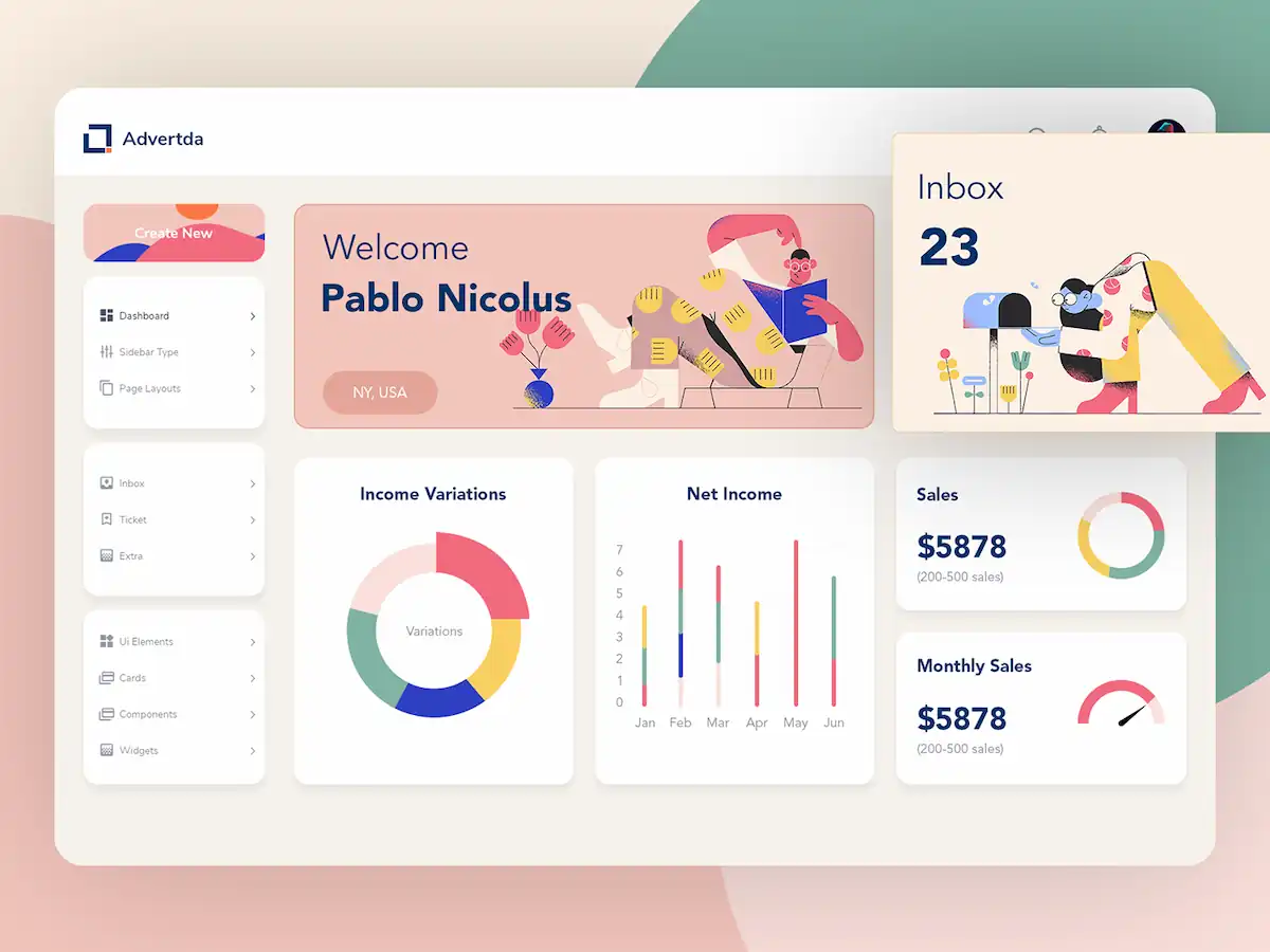 Dashboard UI Design